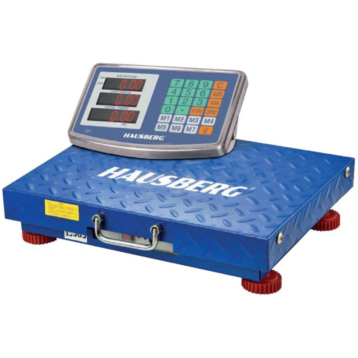 Hausberg HB-6067 vezeték nélküli elektronikus mérleg, 150 kg-os platformmal, két kijelzővel