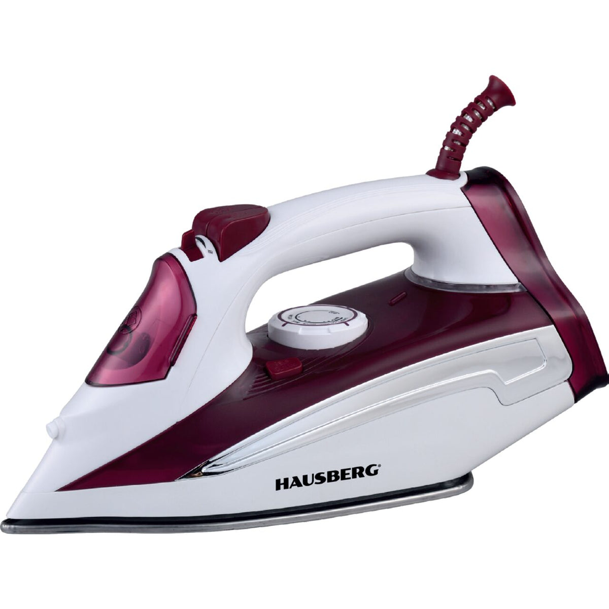 HAUSBERG HB-HB7830RS gőzölős vasaló rozsdamentes acél talppal, 2000-2300 W, 400 ml
