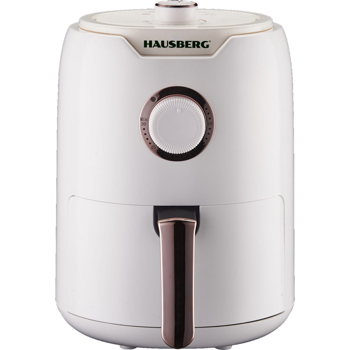 HAUSBERG HB-2351 forrólevegős sütő, 1000-1200 W, 2,6 liter, 30 perces időzítő, automatikus kikapcsolás, fényjelző, állítható termosztát 80-200 C°, túlmelegedés elleni védelem, csúszásmentes lábak