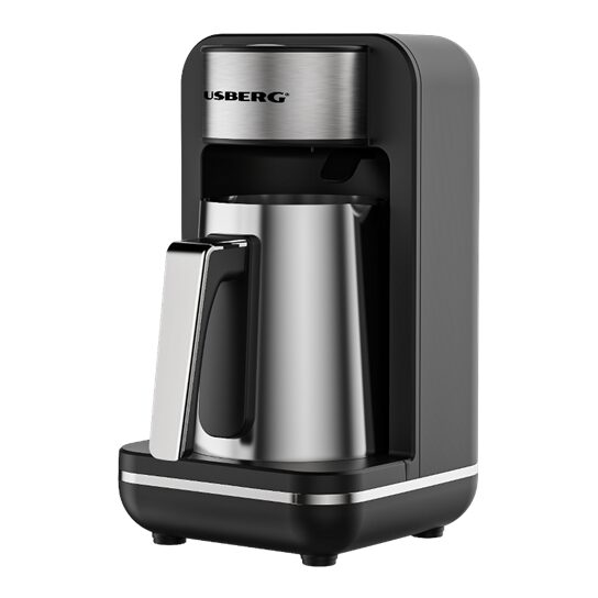 Hausberg HB-3821IN török kávéfőző, 400-500W, 250ml, túlmelegedés elleni védelem, termosztát, rozsdamentes acél-fekete