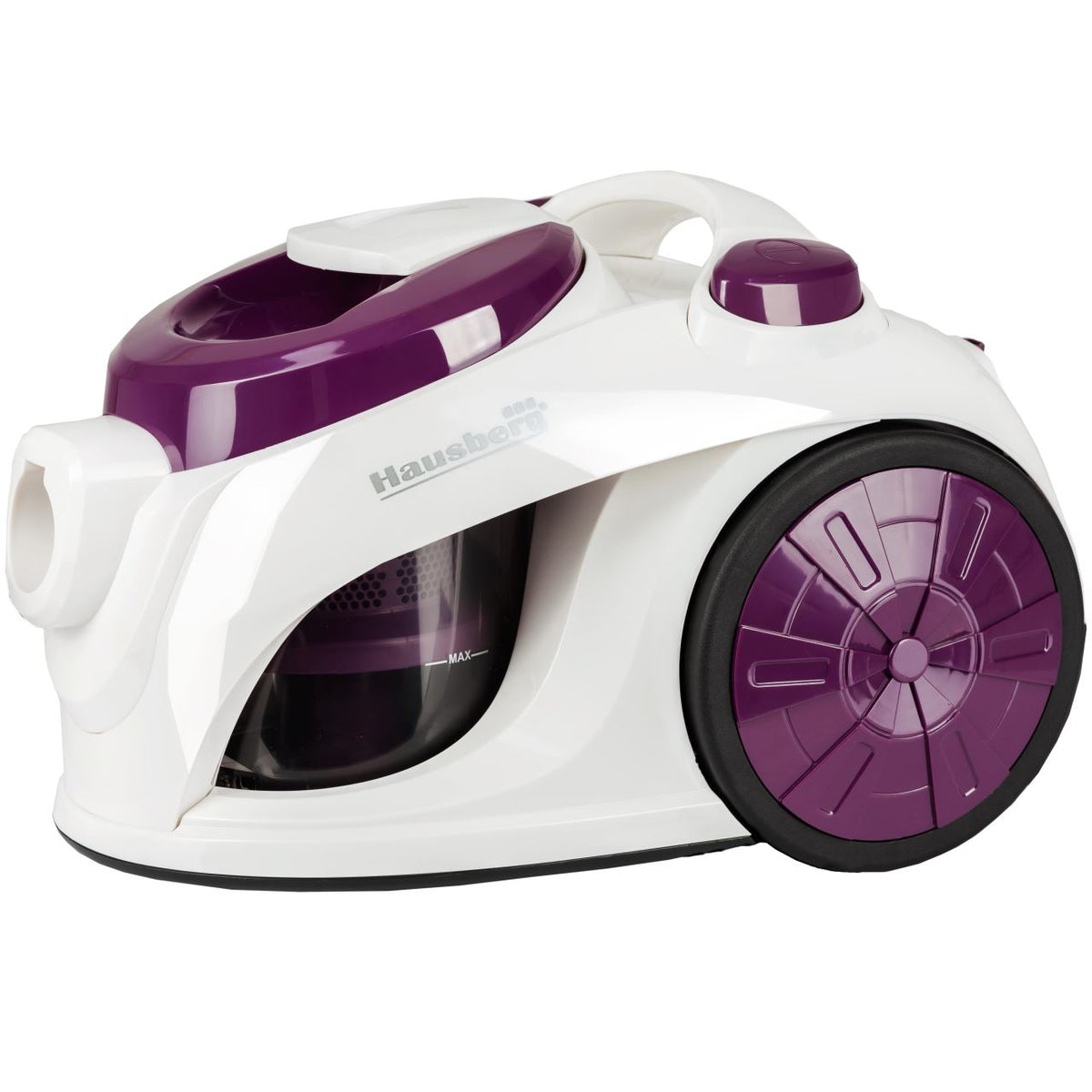Hausberg HB-2005 porzsák nélküli porszívó, 700 W, 3 l, fehér/lila