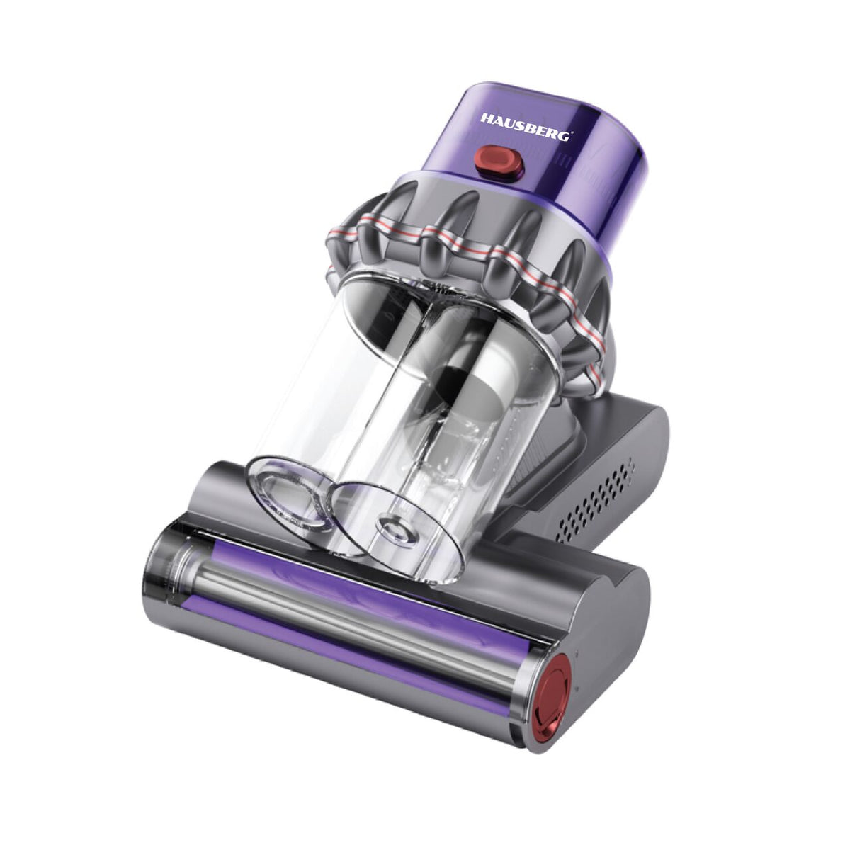 HAUSBERG HB-2022MV atkaellenes UV porszívó digitális kijelzővel, 400-600W, UV sterilizálás, negatív ionok, ultrahangos tisztítás, lila-szürke