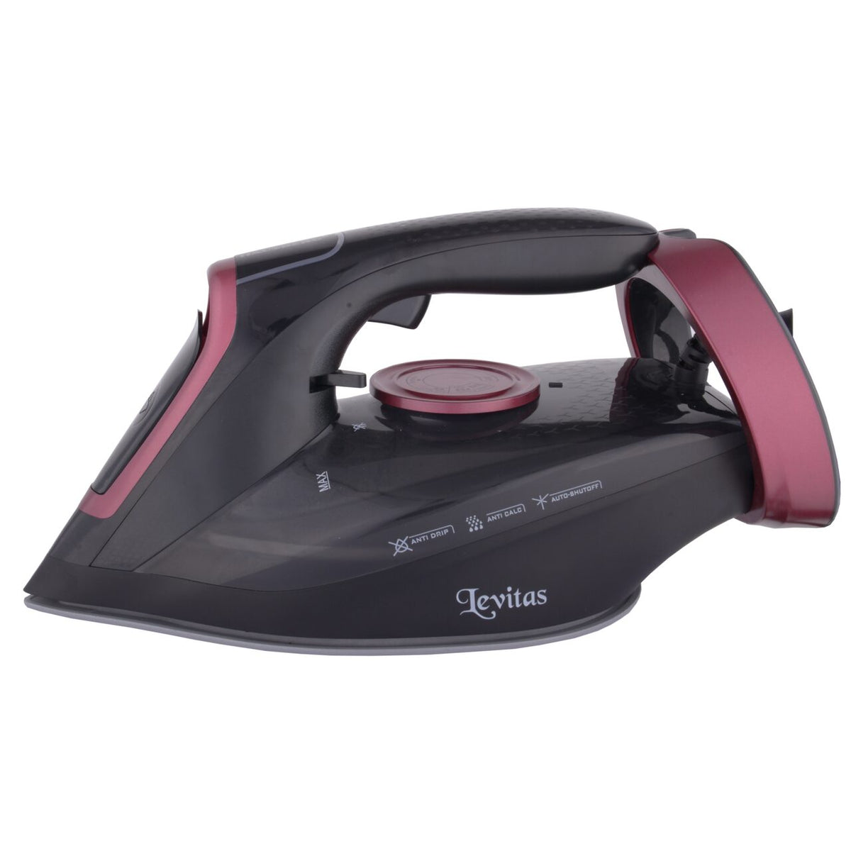 Fier de calcat cu abur Hausberg HB-7822MV, 2800W, Talpa ceramica, Abur vertical, Rezervor 300ml, Functie anticalcar, Oprire automata
