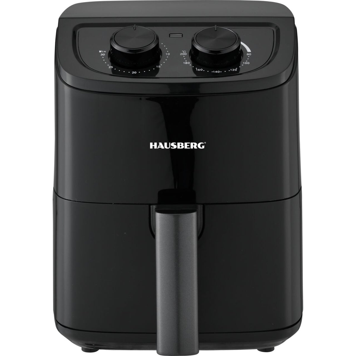 Hausberg HB-2352NG Air Fryer, 3 l, 1200 W, termosztát 80-200°C, időzítő 30 perc, túlmelegedés elleni védelem