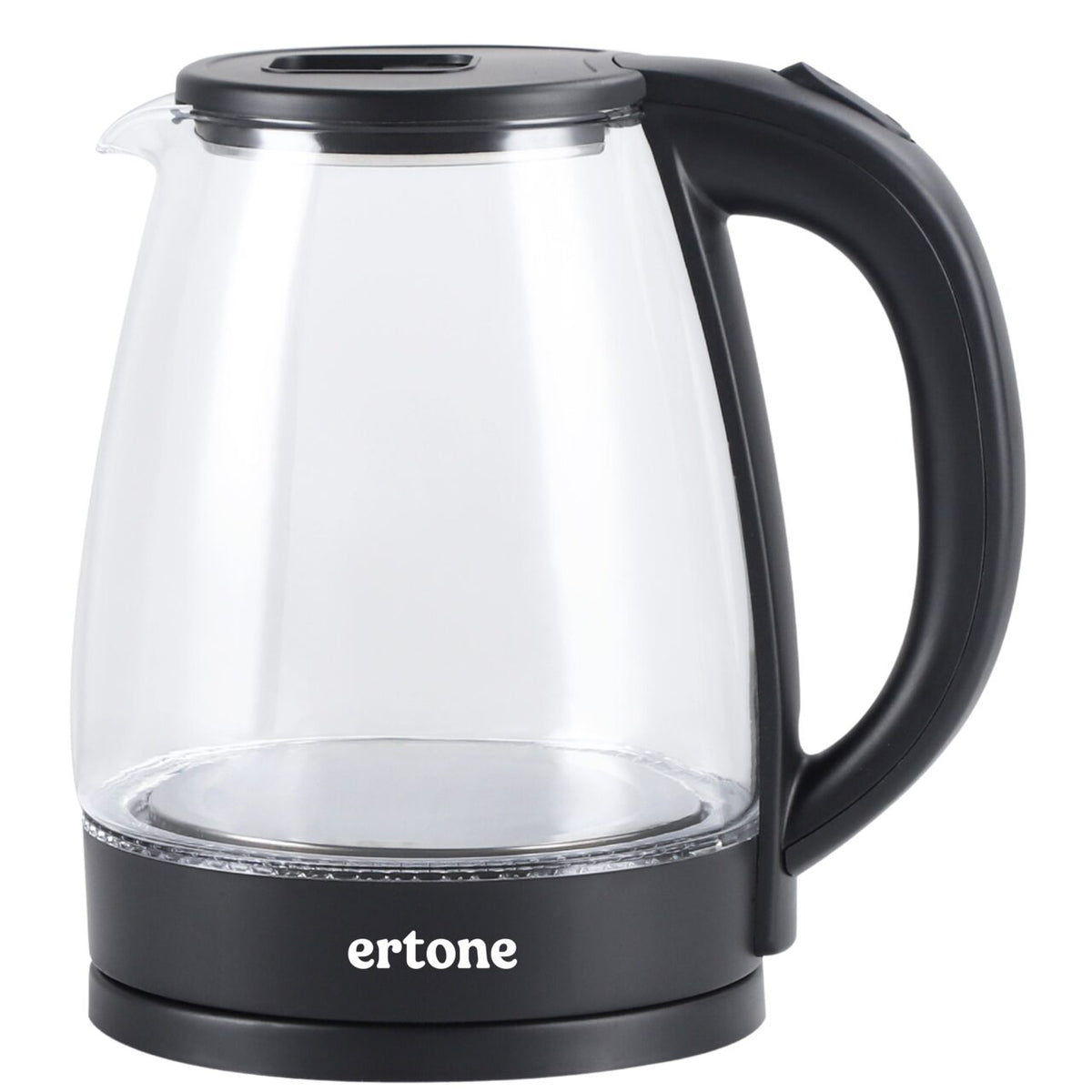 ERT946 ERTONE üveg vízforraló, 1.8L, 1500W, LED világítás, automata kikapcsolás