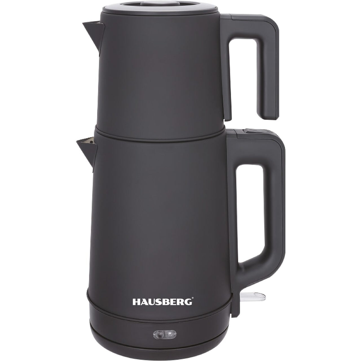 Rozsdamentes acél elektromos teafőző, dupla vezérlés, melegen tartás, rozsdamentes acél szűrő, 2L, 1800W Hausberg HB3636NG