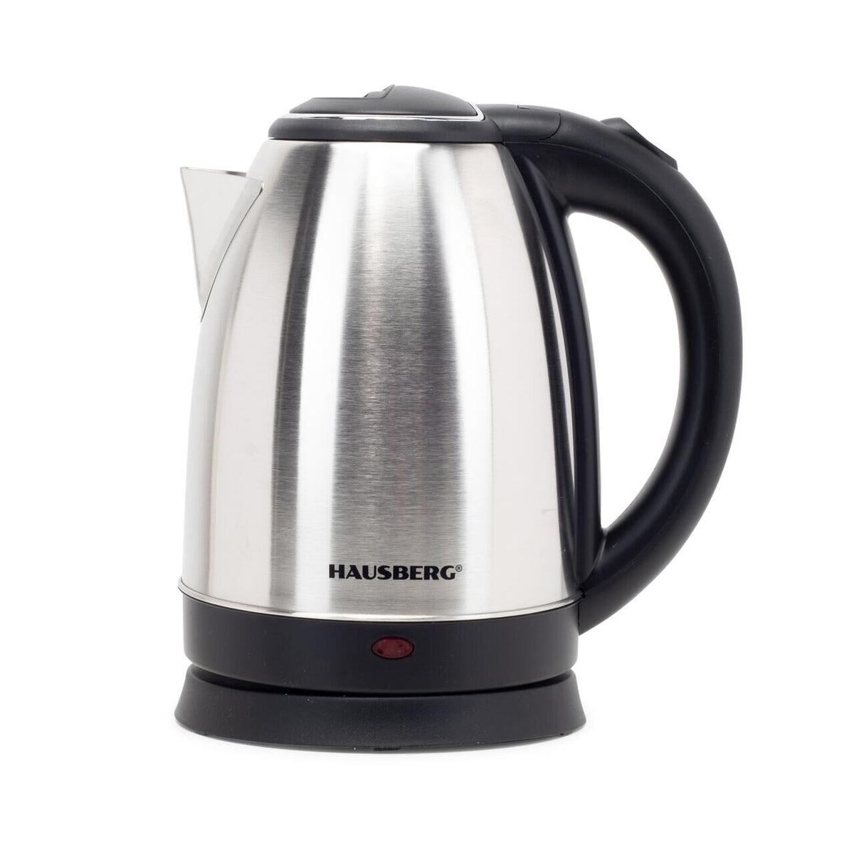 Hausberg HB-3615 rozsdamentes acél vízforraló, 1500 W, 1.8 L, forgatható talp, biztonsági rendszer