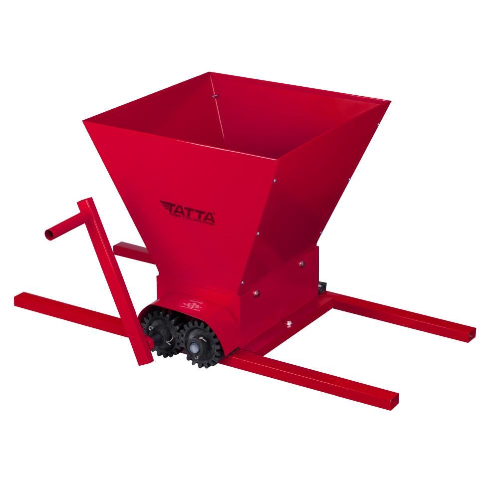 Tatta TZ1802RS kézi szőlődaráló, fém, 300 kg/óra, 20 literes levehető tartály