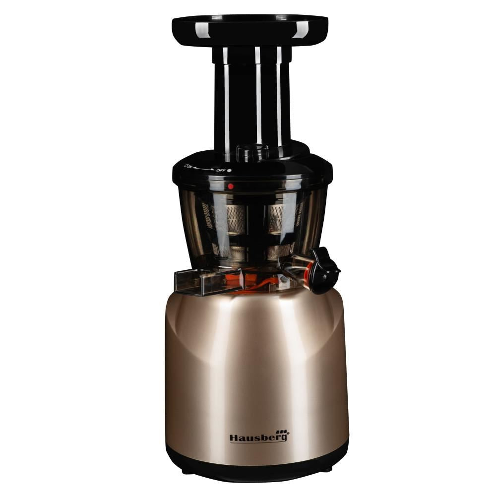 Hausberg HB-7519GO gyümölcscentrifuga, hidegen sajtolt, 150 W, 400 ml
