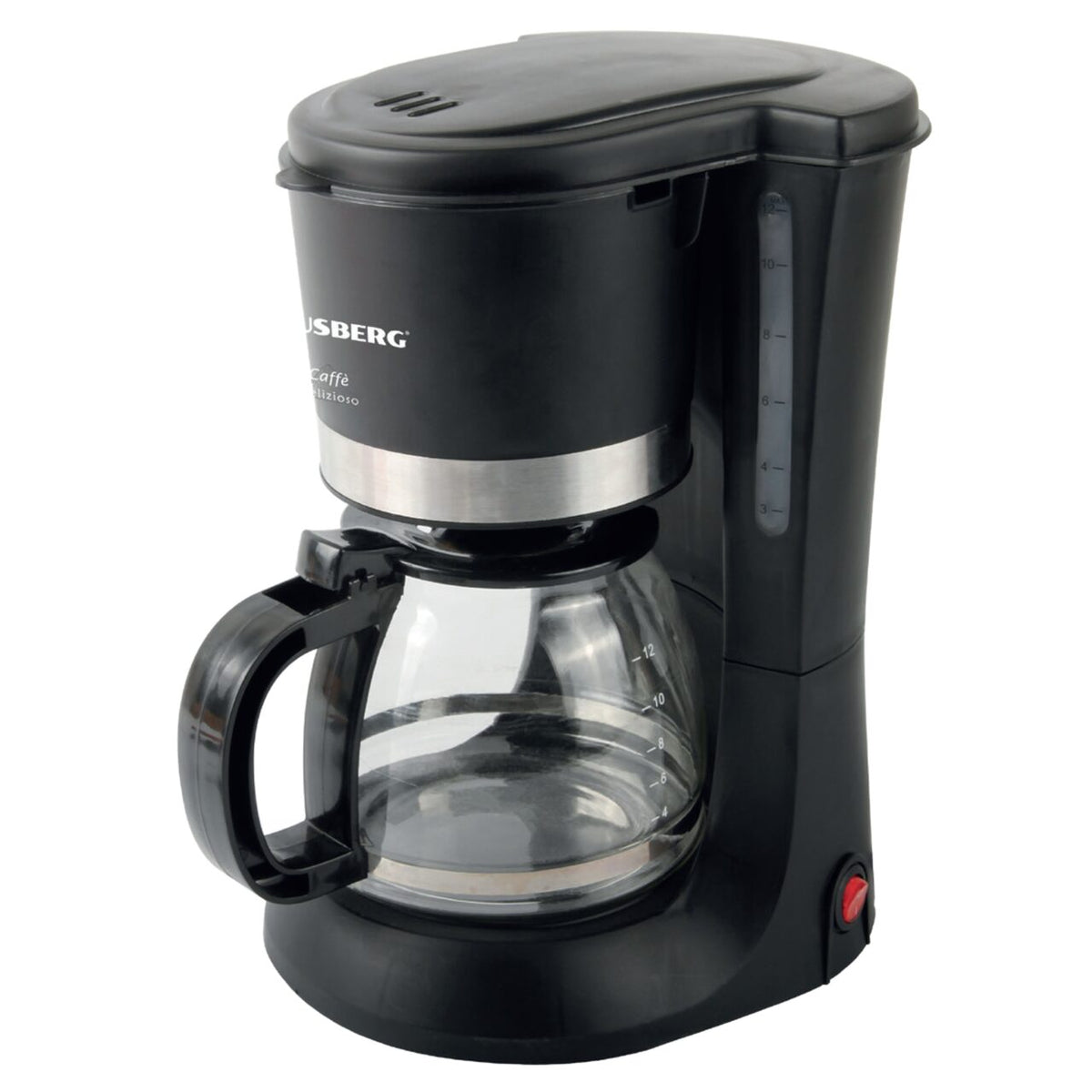 Hausberg HB 3700 kávéfőző, 1,2 l, 1200 W, fekete