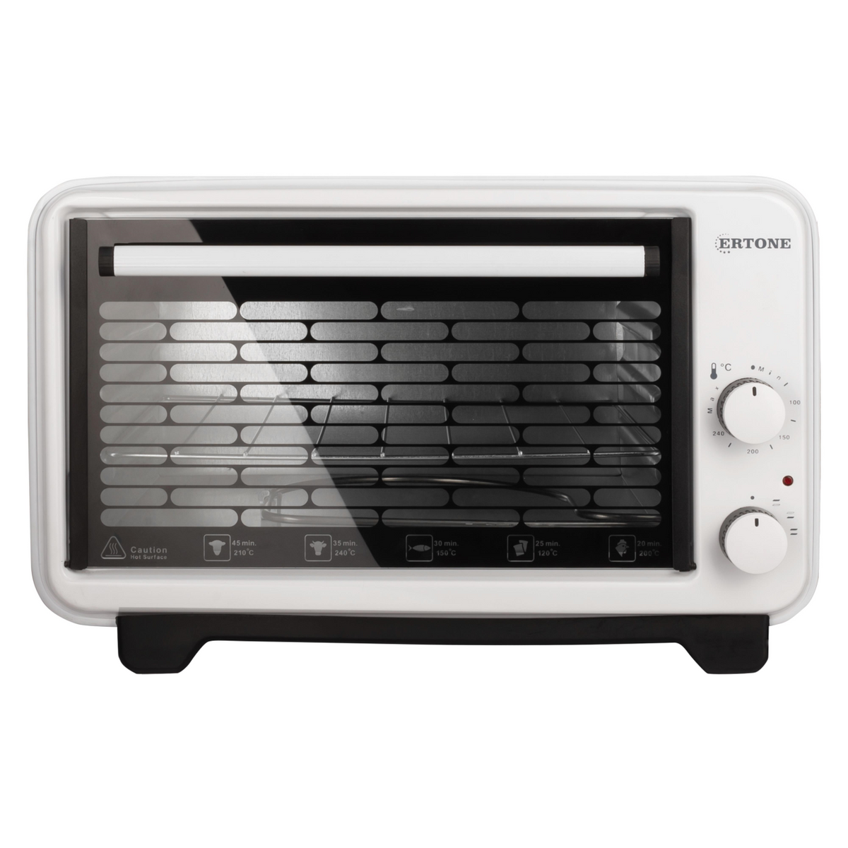 Ertone MN9135AB elektromos sütő, 36L, 1420W, állítható magasság, 2 tepsi, fehér