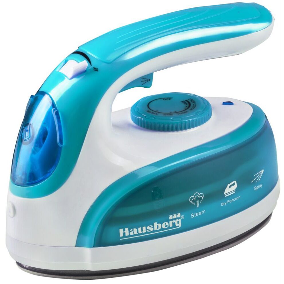 Hausberg HB-7910BL utazó vasaló, 800-1000W, 50 ml-es víztartály