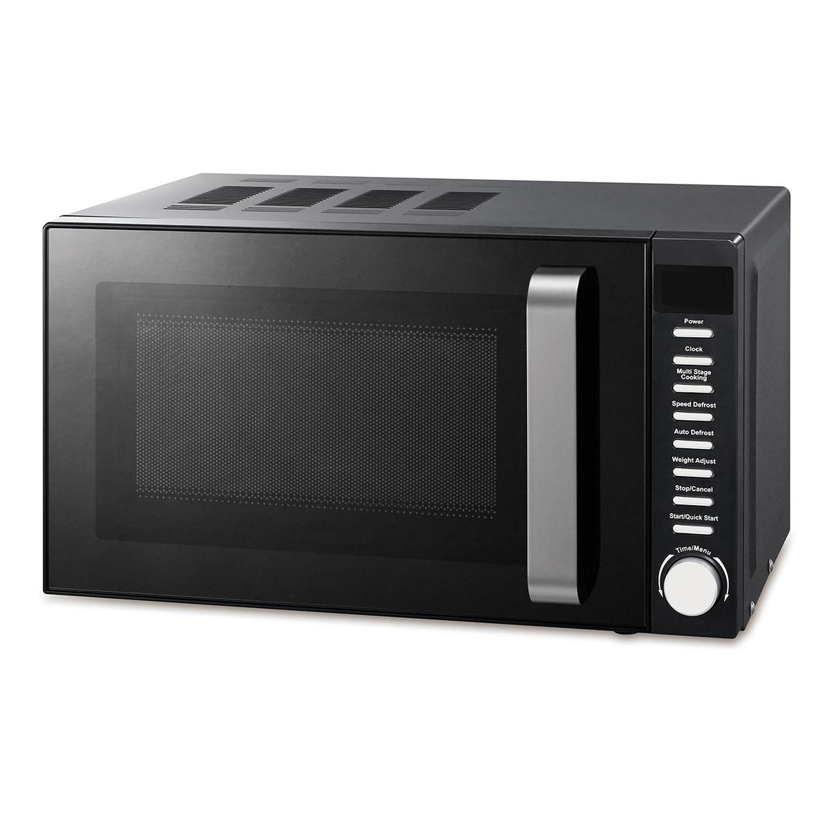 Hausberg HB-8003 mikrohullámú sütő, 1200W, 6 teljesítményfokozat, 20L, Digitális vezérlés