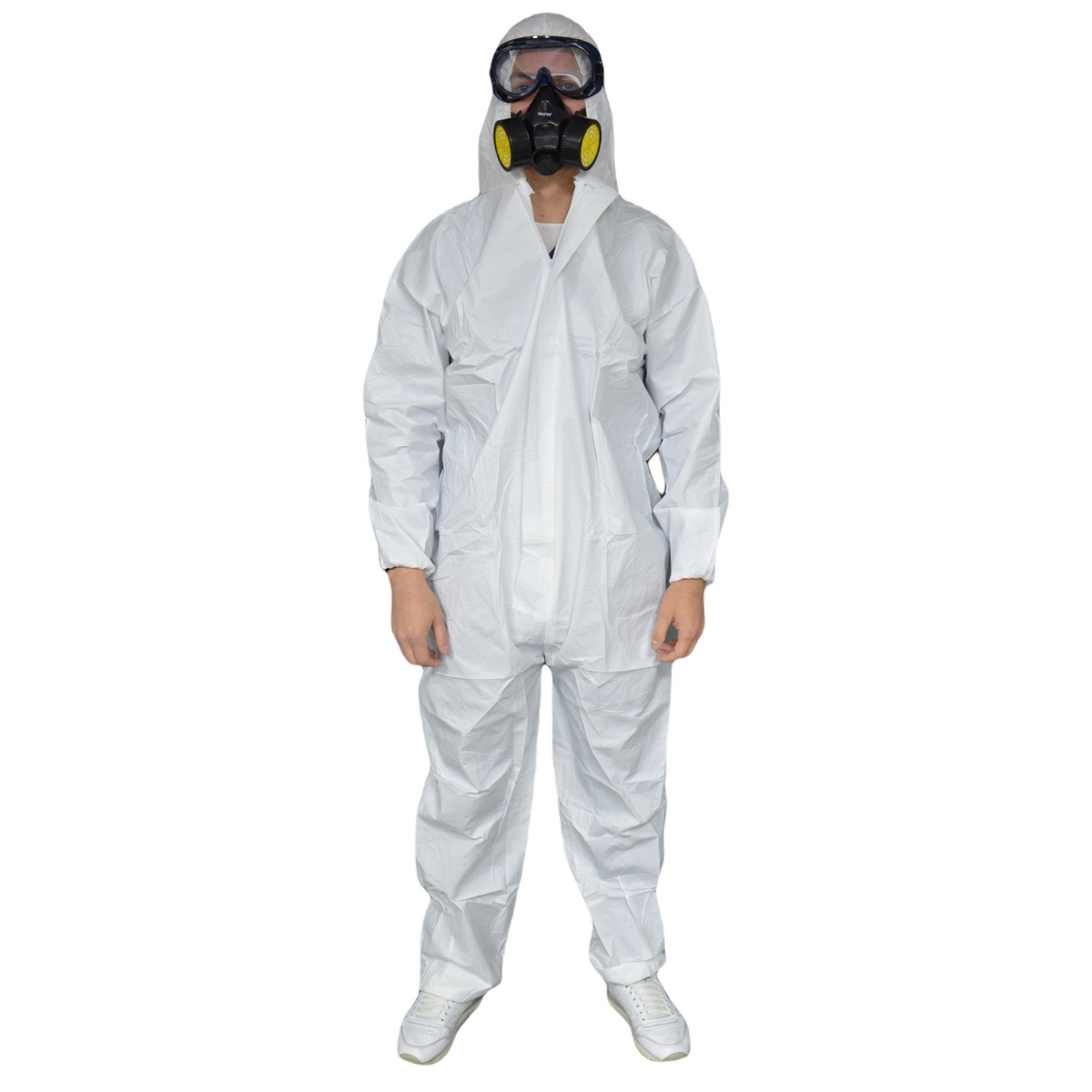 Tatta TT-H185 XL-es védőoverall, 185 cm hosszú, porálló, vízálló