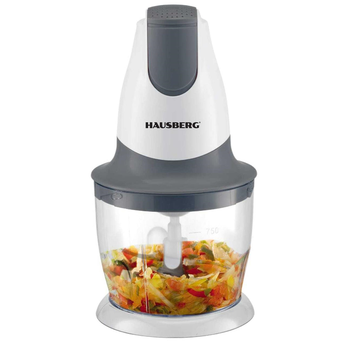 Hausberg HB-4503GR elektromos aprító, 300W, 750 ml, aprít, darabol, őröl, kever