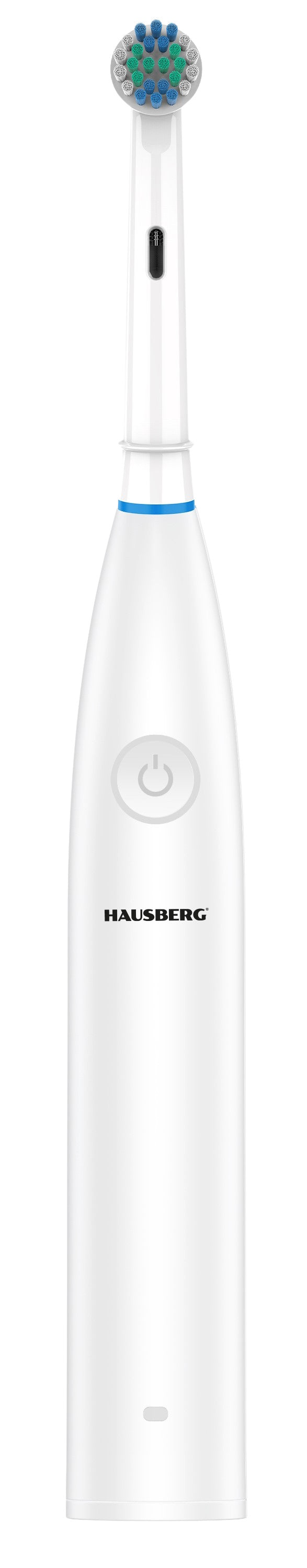 Hausberg HB-374AB újratölthető elektromos fogkefe, 22 000 rezgés/perc, 6 üzemmód, IP67, USB-C, 5 tartozék fej, fehér