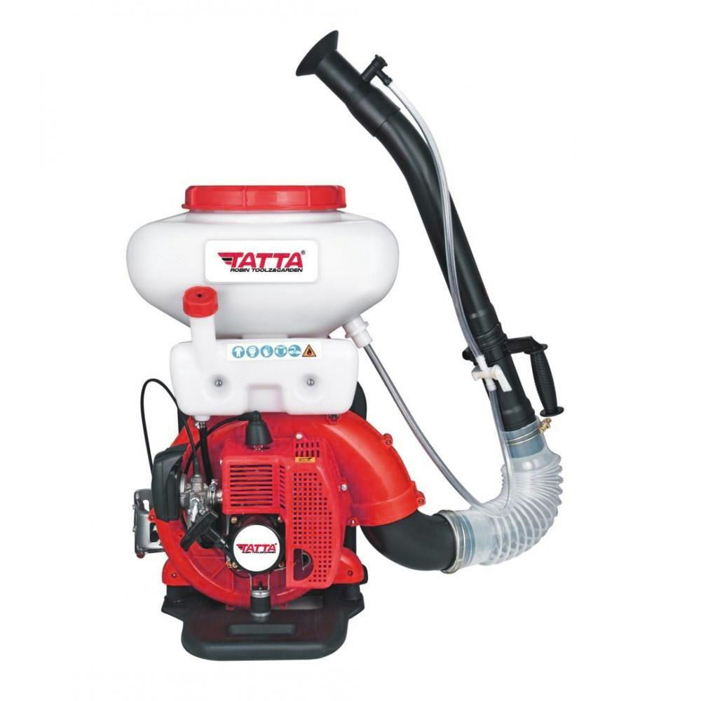 Tatta TT-A14RS porlasztó, 1.83 kW motorteljesítmény, 2 ütemű, 1.5L, benzin, 7500 ford./perc fordulatszám, booster szivattyú, 14 liter, piros