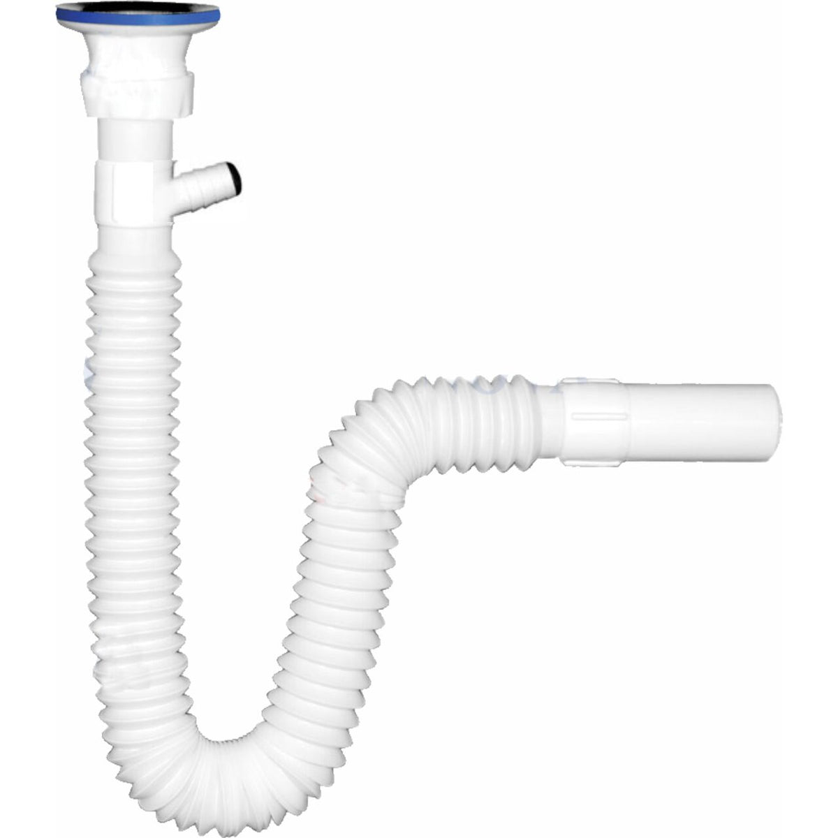 Sanitec Q32 SN-043 flexibil cső mosógéphez, Q32 átmérőjű