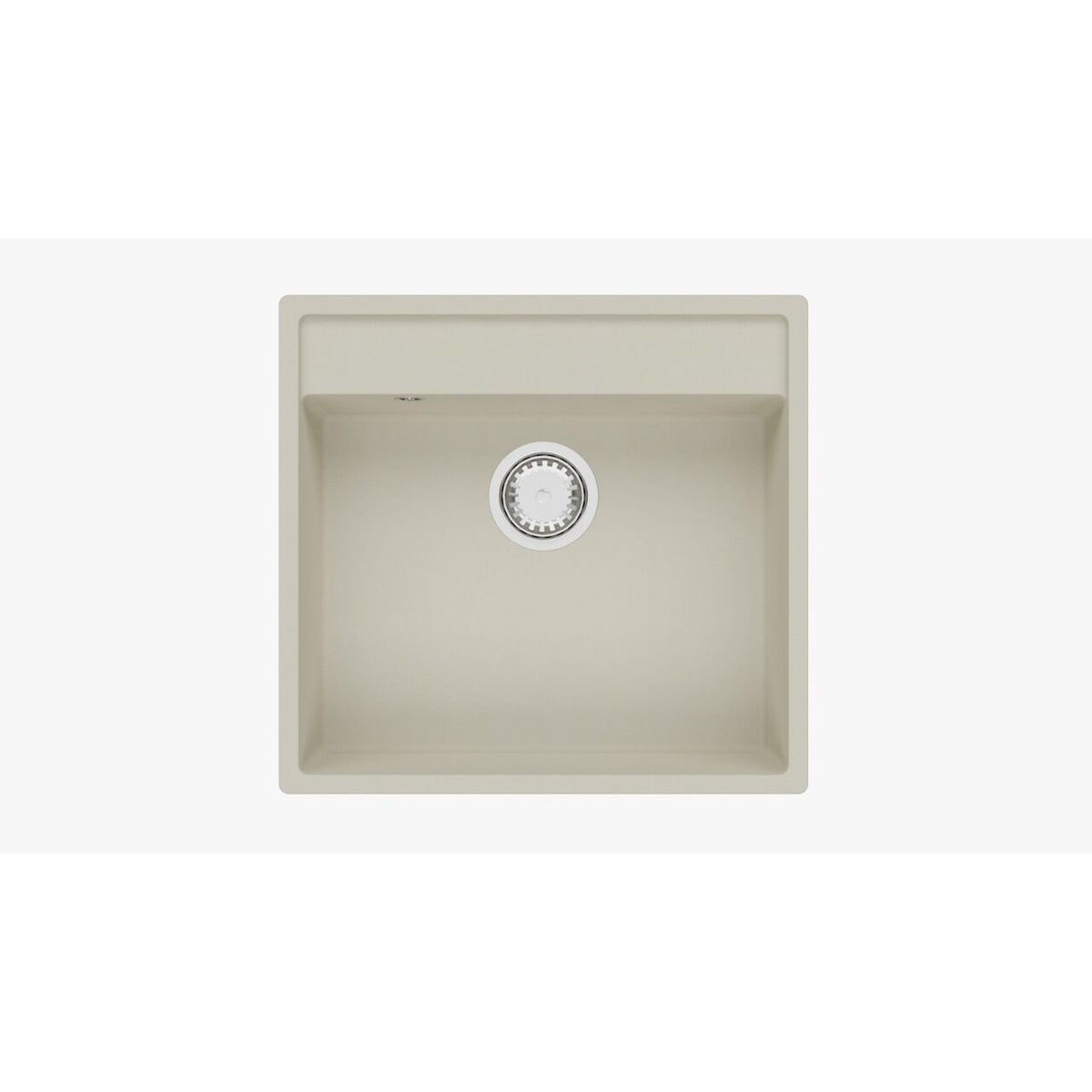 HAUSBERG Ella HBC-9400 konyhai mosogató, kompozit, bézs, 53 x 50 cm