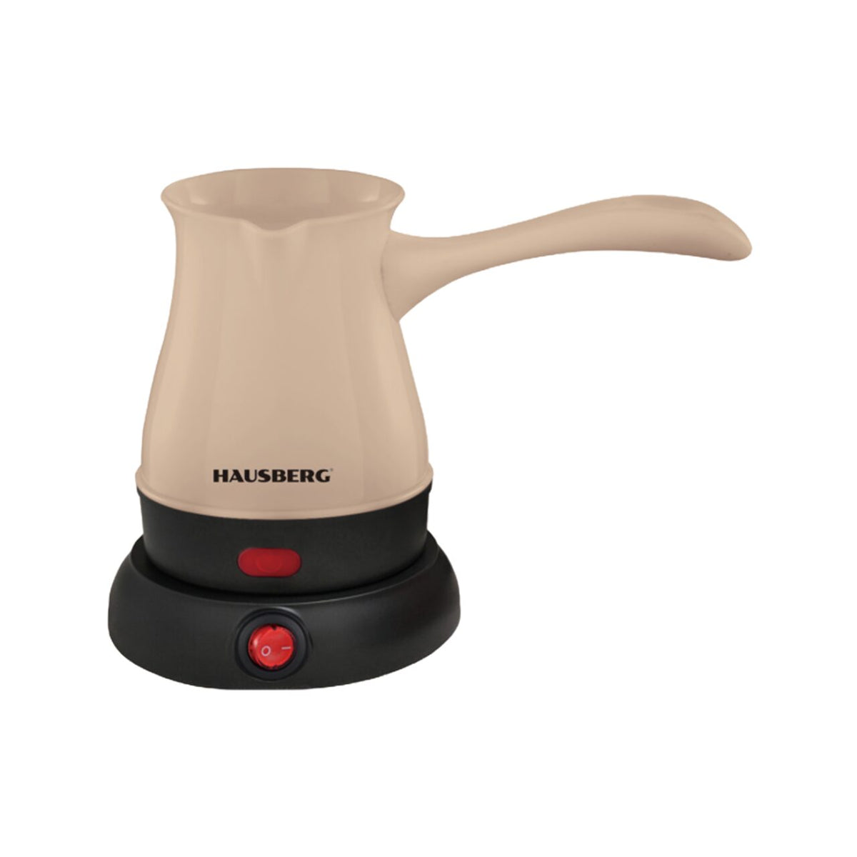 Hausberg HB-3810NG elektromos kávéfőző ibrik, 600W teljesítmény, 800 ml kapacitás, bézs