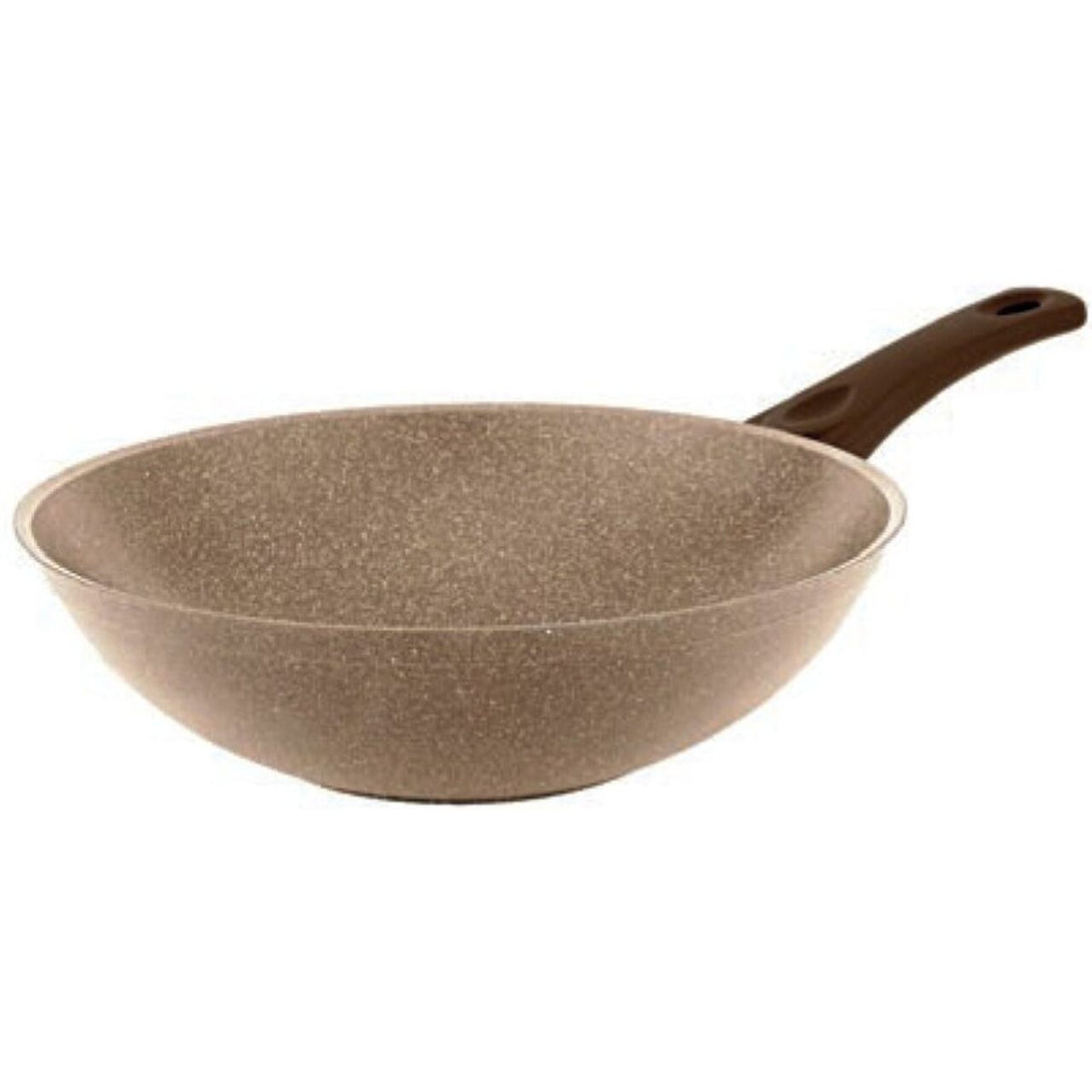 HAUSBERG HB-H1550 professzionális wok serpenyő, 28 cm, 3,2 l, préselt alumínium gránit bevonattal