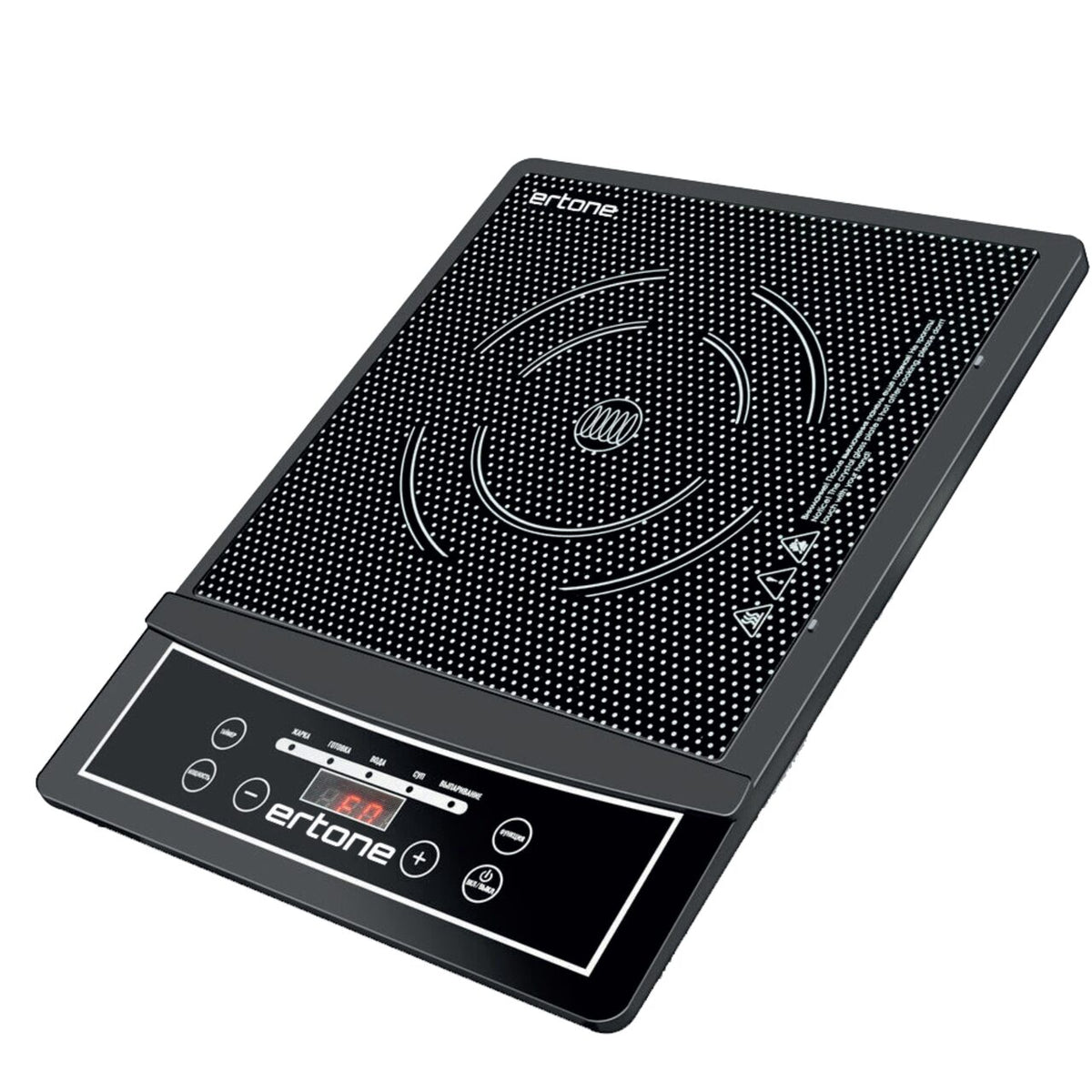 ERTONE ERT-MN 525NG indukciós főzőlap, 1350W, 8 funkcióval