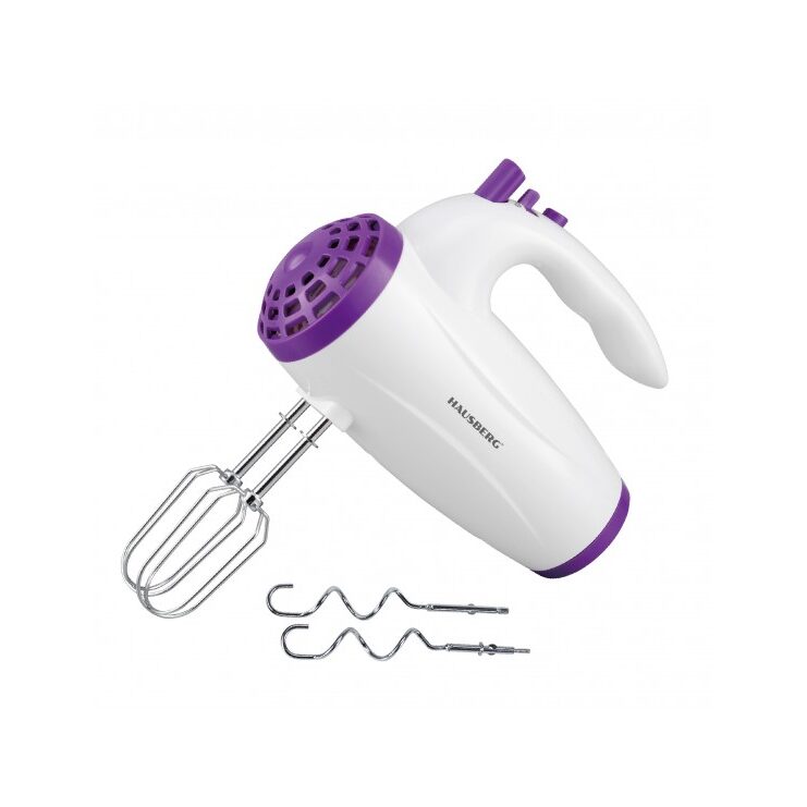 Hausberg HB-4119MV kézi mixer, 5 sebességes, 300W teljesítmény, rézmotor