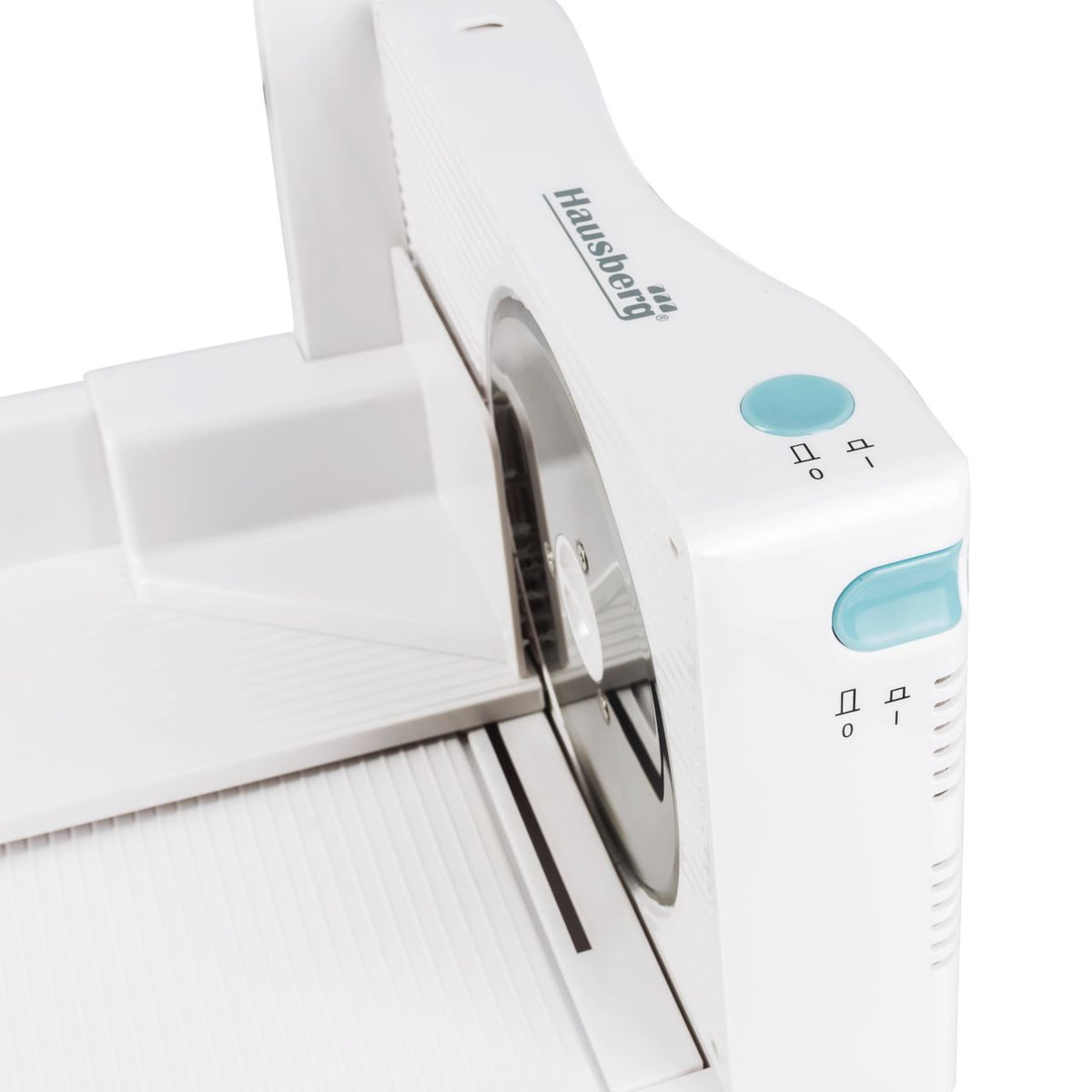 Hausberg HB-1130 elektromos szeletelő, Erőteljes 120W-os motor, Rozsdamentes acél penge 17 cm átmérővel, Réz motor