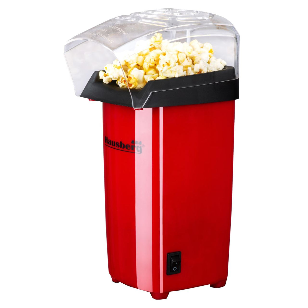 Popcornkészítő, Hausberg HB910RS 1000 W, forrólevegős, prémium