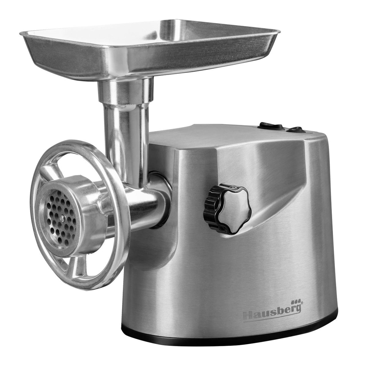 Hausberg HB-3445 húsdaráló, 3200W, 2kg/perc, zöldségnyomó, alumínium ház, réz motor