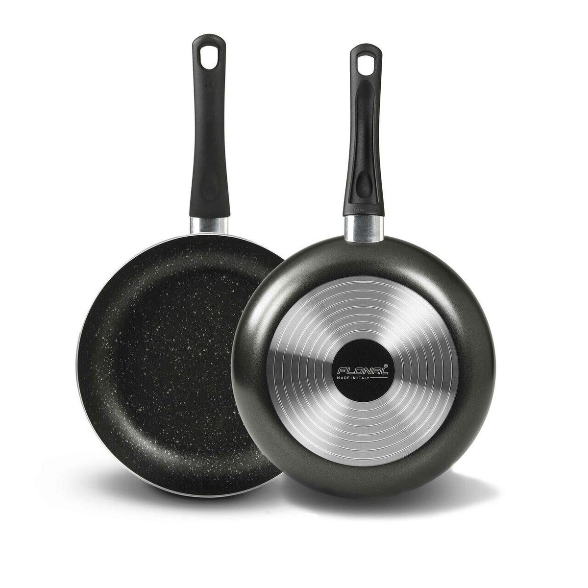 Flonal FLCPS2460 alumínium serpenyő, 24cm, tapadásmentes kőhatású belső bevonat, Mineralit