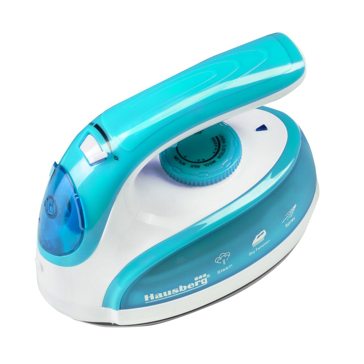 Hausberg HB-7910BL utazó vasaló, 800-1000W, 50 ml-es víztartály