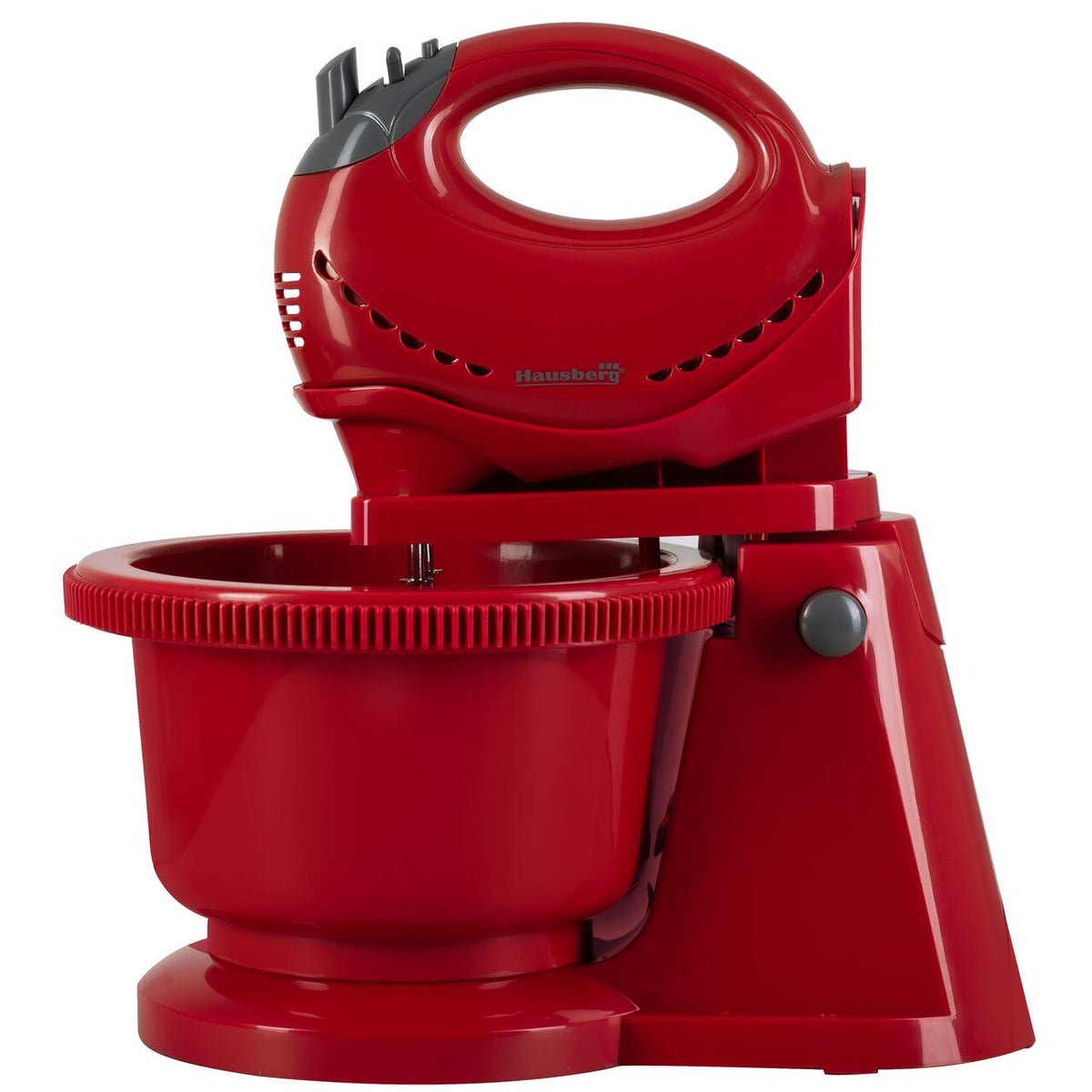 Hausberg HB-3519RS forgótálas mixer, 5 sebesség + turbó, 2 literes kapacitás, 300W teljesítmény, piros