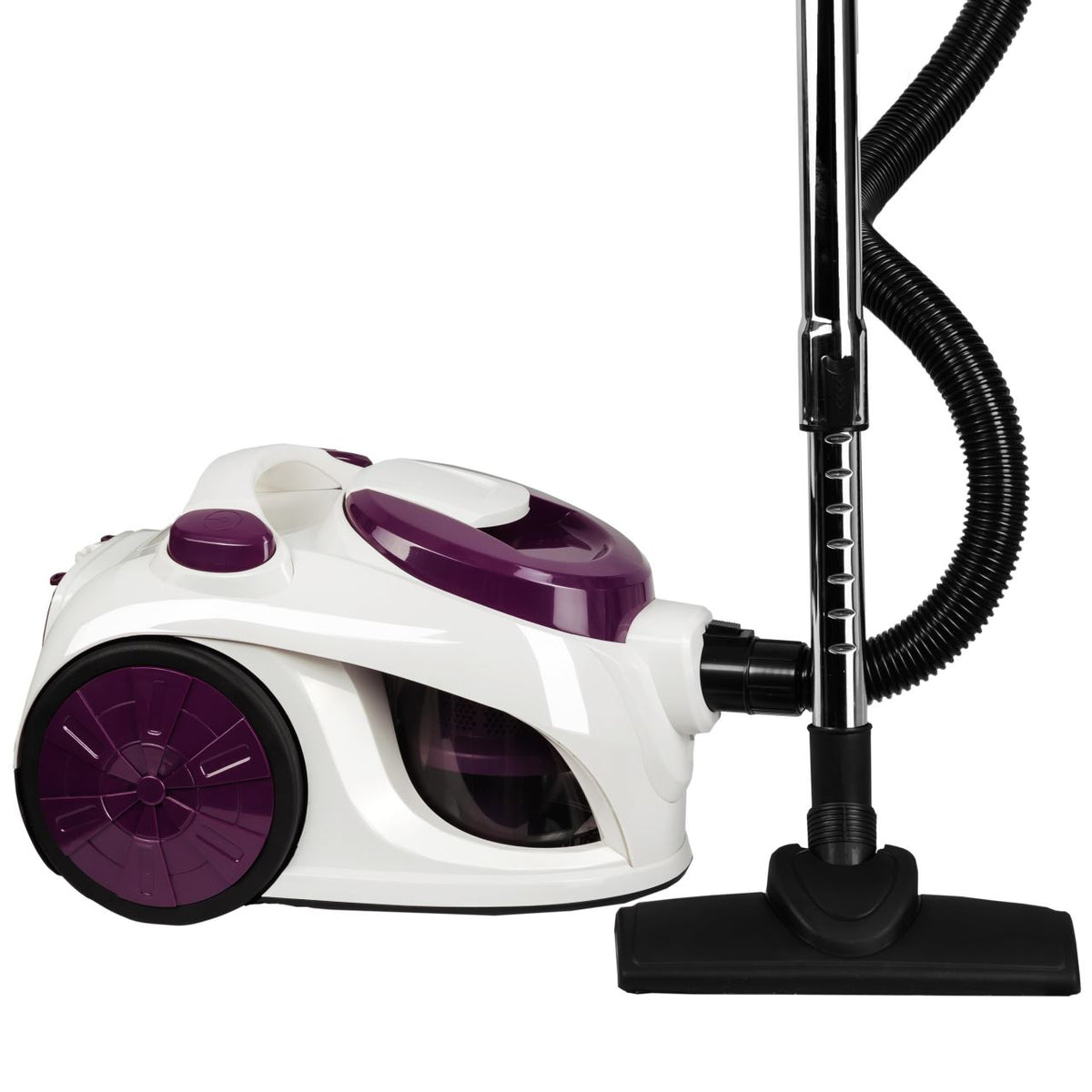 Hausberg HB-2005 porzsák nélküli porszívó, 700 W, 3 l, fehér/lila