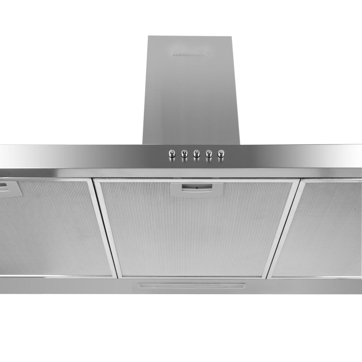 Hausberg HB-1360 dekoratív beépíthető páraelszívó, 650 m3/h elszívási teljesítmény, 1 motor, 90 cm, inox
