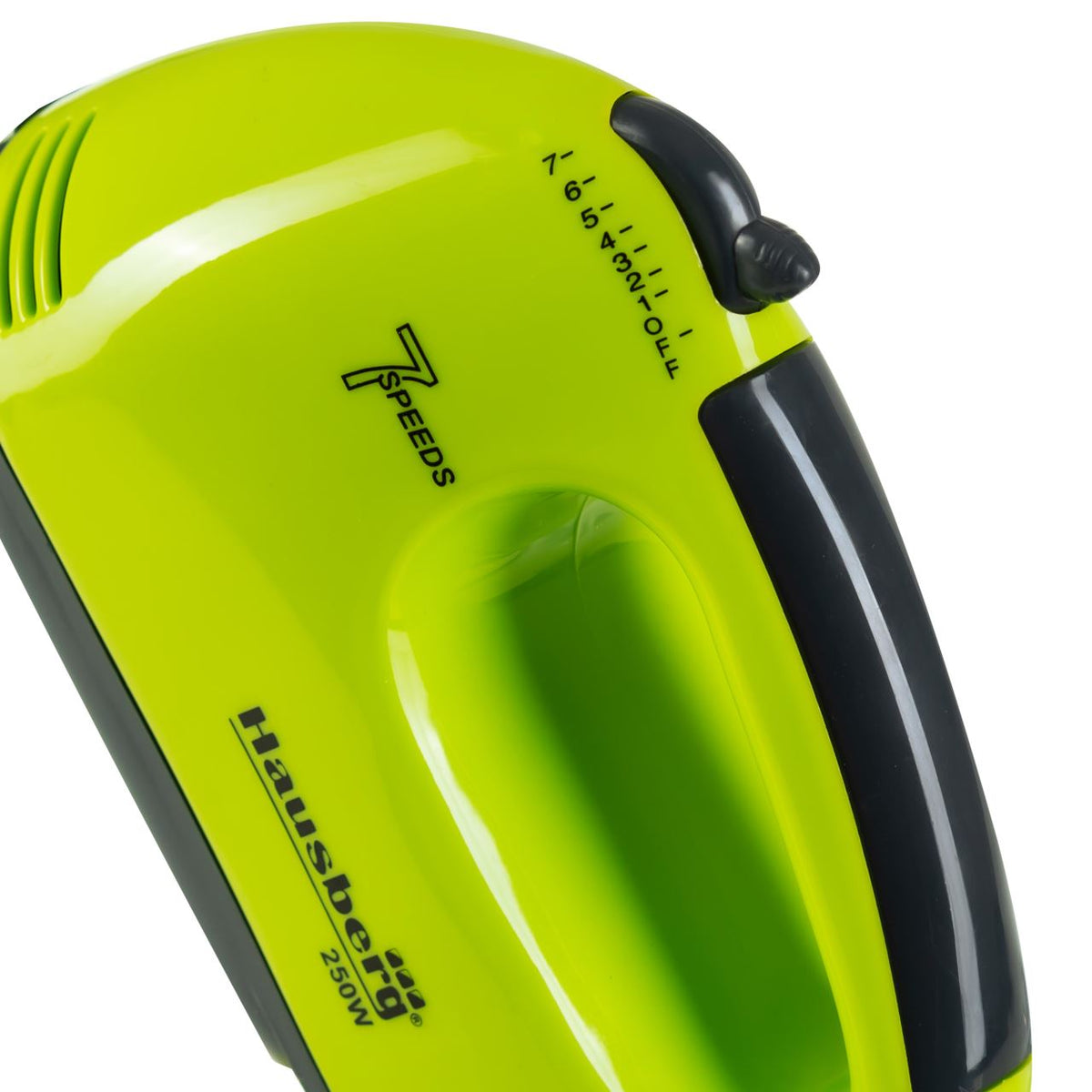 Kézi mixer, Hausberg HB-4112VR, fehér/zöld, 250 W, 7 sebességfokozat