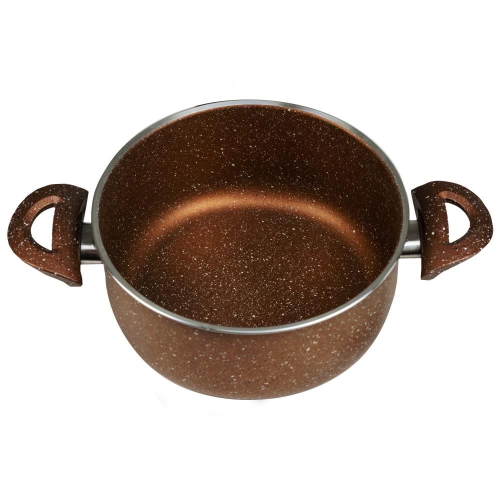 HAUSBERG HB-H423 alumínium edény gránit bevonattal, 22 cm