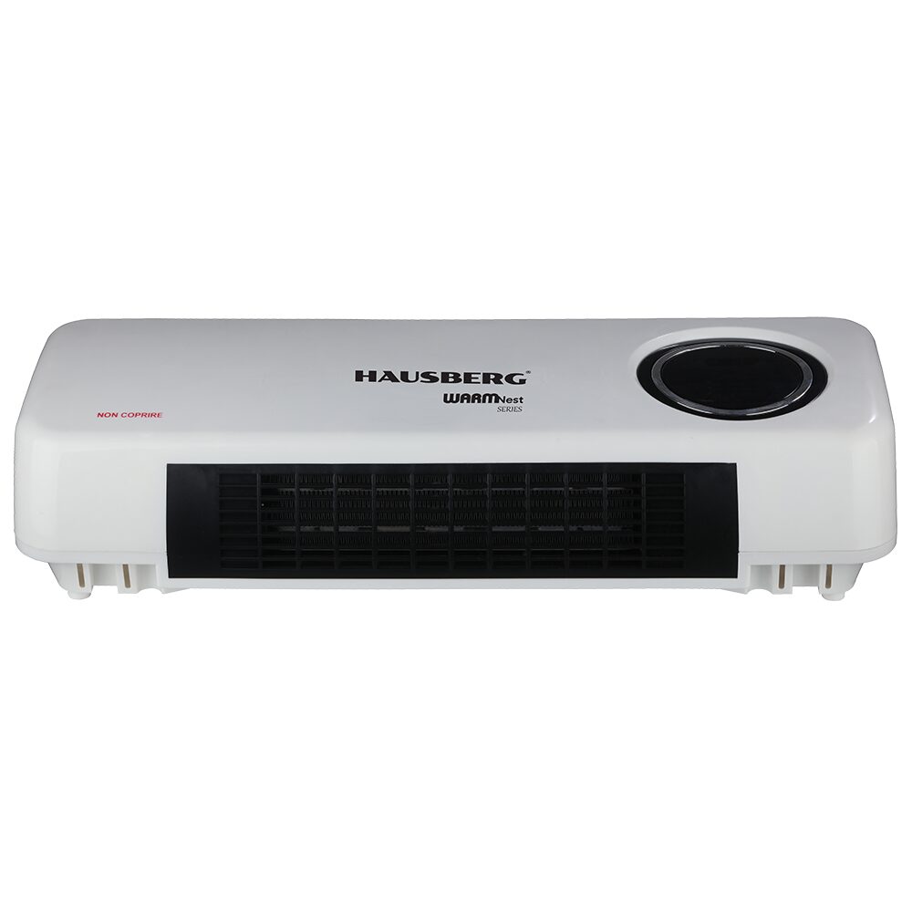 HAUSBERG HB-8217AB digitális fali konvektor ventilátorral, 2000W, 2 teljesítményszint, Távirányító, Időzítő