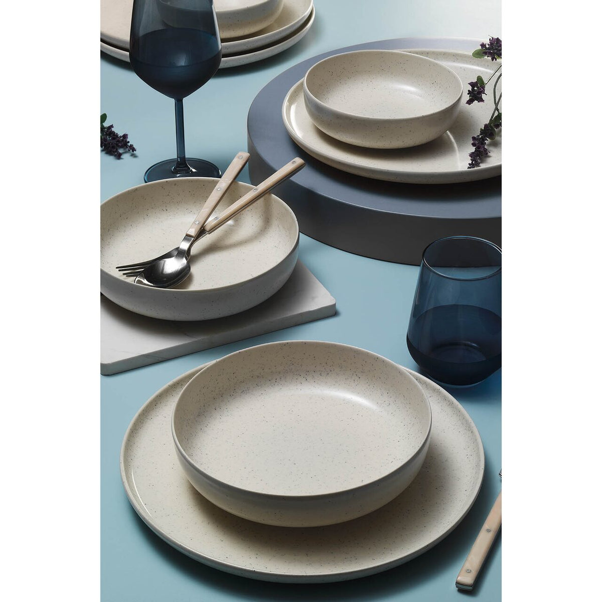 Moderna Colore Matte étkészlet – 24 részes – 6 személyes – porcelán – fahéj – Kutahya Porselen