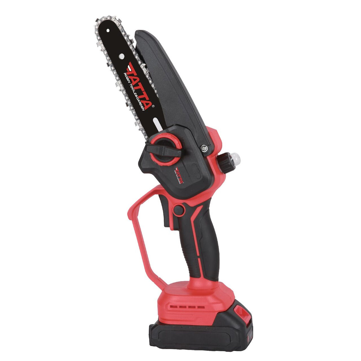 Mini TATTA TD-5300 akkumulátoros láncfűrész, 6", 21V, hordozható, faág- és fatörzsvágó, kompakt
