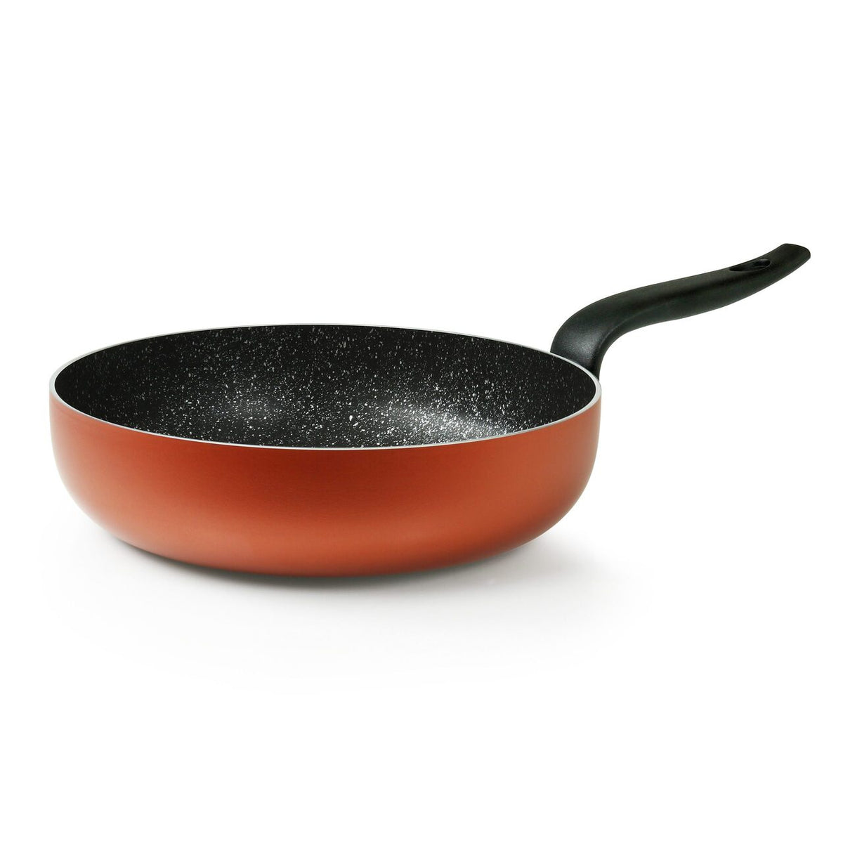 FLONAL Pepita Granit tapadásmentes WOK serpenyő 6 rétegű Mineralit kőhatású bevonattal, 28cm