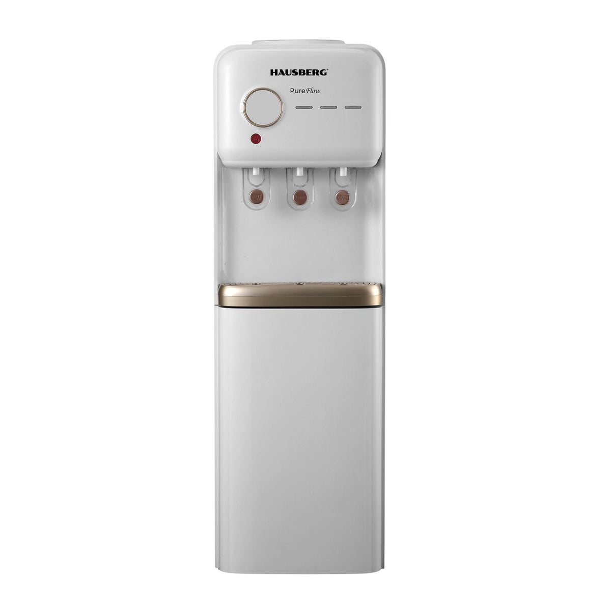 HAUSBERG HB-6028AB padlón álló vízadagoló kompresszorral, Fűtési teljesítmény 550W, Hűtési teljesítmény 120W, kompatibilis 11 és 19 literes víztartályokkal