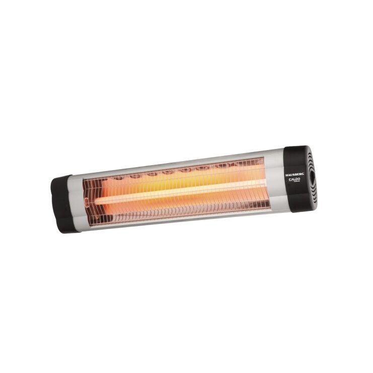 Infravörös alumínium elektromos radiátor HAUSBERG HB-8552AL, 3000W, falra szerelhető, rozsdamentes acél reflektorral