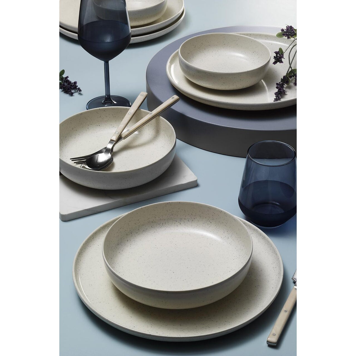 Kutahya Porselen Moderna Matte 18 részes 6 személyes porcelán étkészlet, fahéj színű