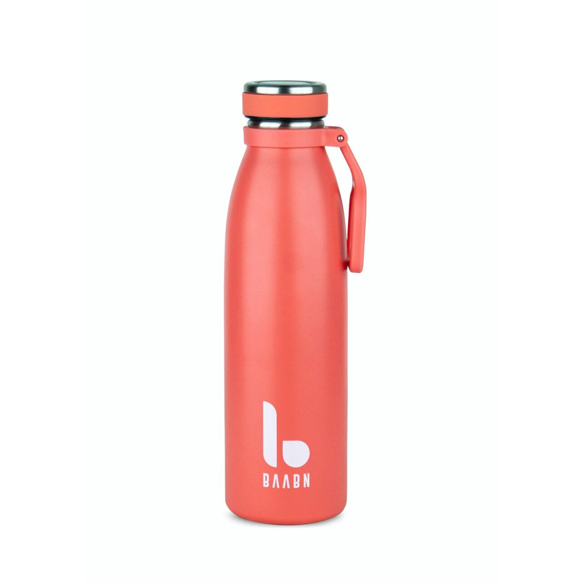 BAABN duplafalú vákuumszigetelt termosz, 500 ml-es, kempingezéshez, túrázáshoz, fitneszhez, rozsdamentes acél vizespalack, szivárgásmentes
