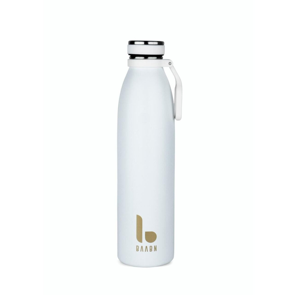 BAABN duplafalú vákuum termosz, 750 ml, kempingezéshez, túrázáshoz, fitneszhez, rozsdamentes acél kulacs, szivárgásmentes