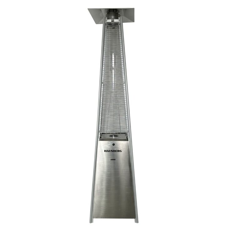 HAUSBERG HB-8817IN kültéri terasz gázfűtés, 14kW, boroszilikát üvegcső, 227cm, impulzusgyújtás