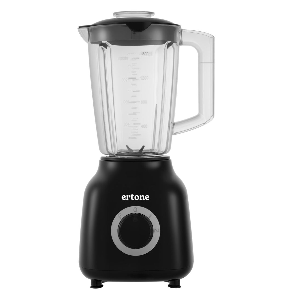 ERT-251NG ERTONE turmixgép műanyag edénnyel, pulzáló funkció, 1,6 L kapacitás, 300-350W teljesítmény