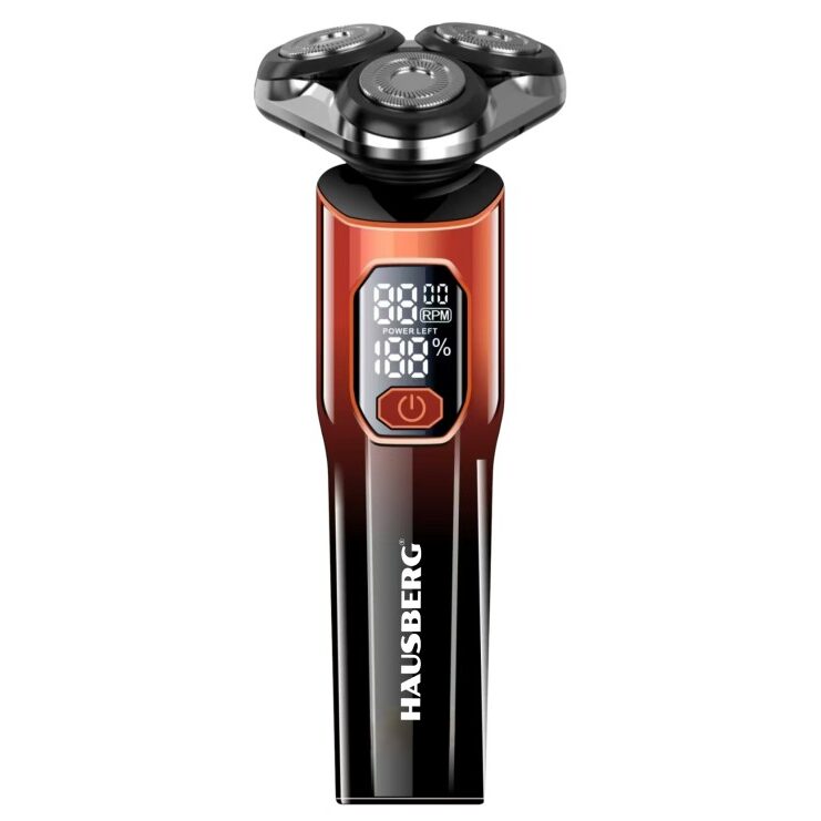 Hausberg HB-79RS szakállnyíró, 600mAh, IPX4, USB Type-C, újratölthető
