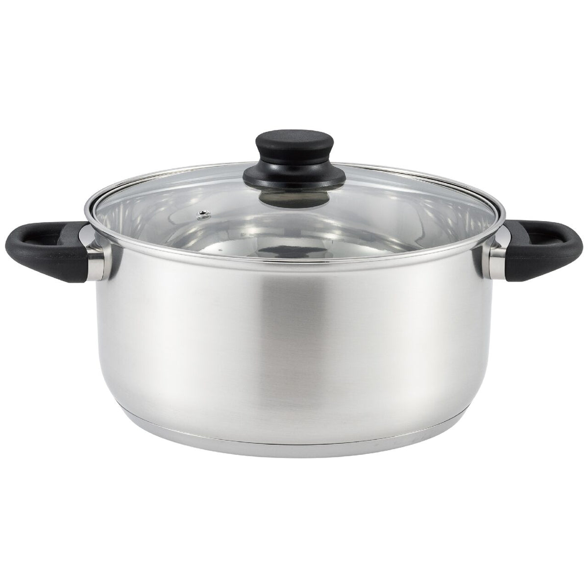 Hausberg HB-H EKO 786 inox edény 26cm, üvegfedővel, indukciós